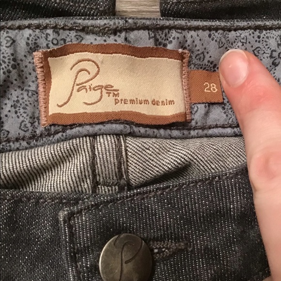 👖 Paige Jeans Blue Heights Low Rise Skinny Leg 28 - Picture 5 of 11